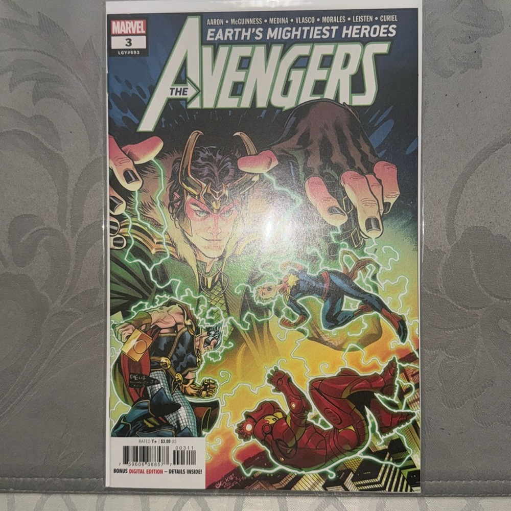 MARVEL 3 LGY #693 EARTH’S MIGHTIEST HEROES THE AVENGERS